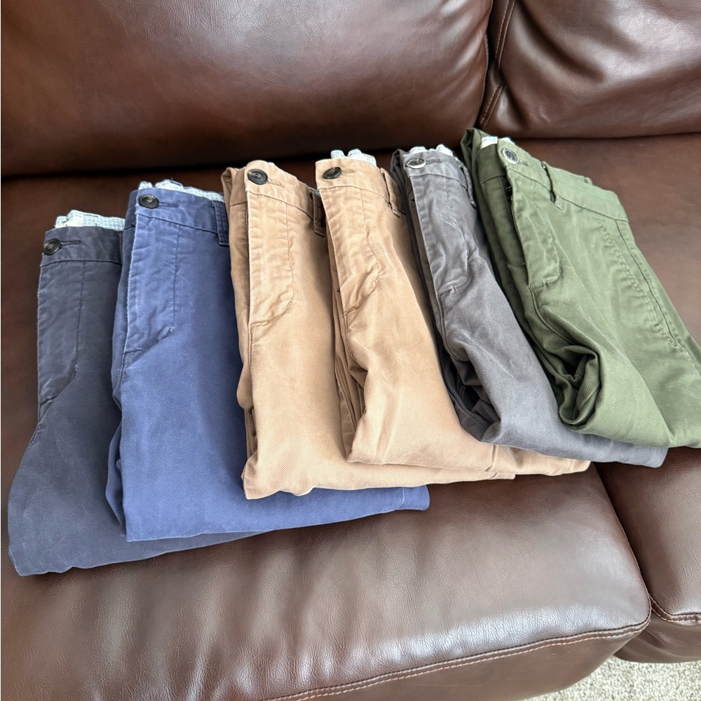 Men's Perk Chinos in Assorted Colors - 6 Pairs